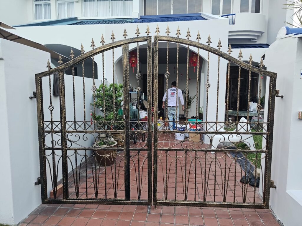 Main gate door painting